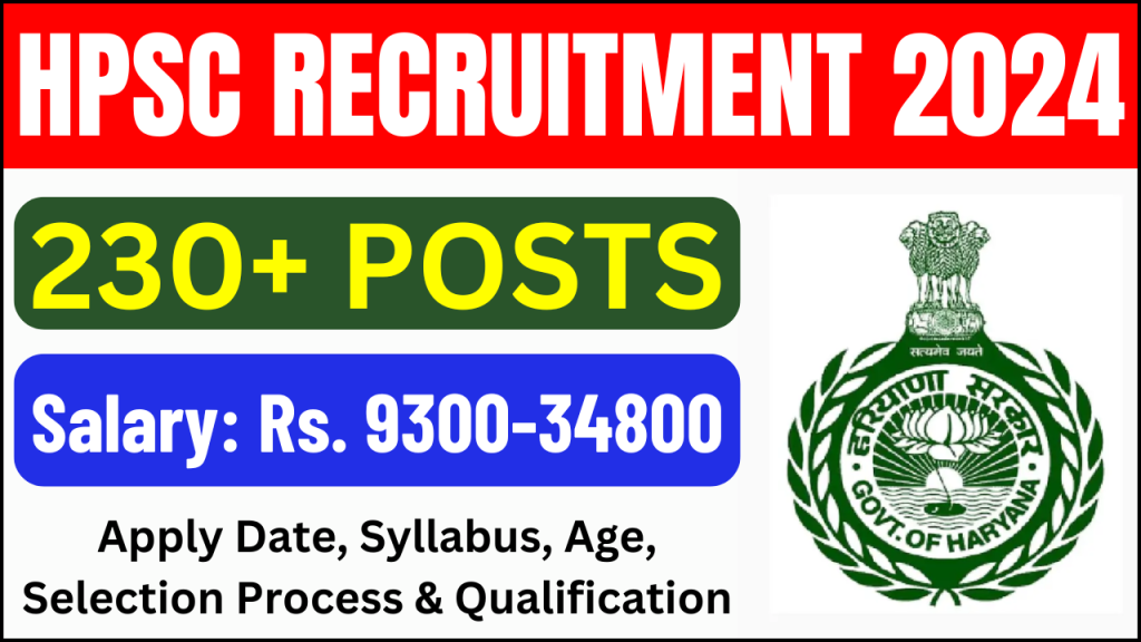 HPSC Technical Lecturer Recruitment 2024