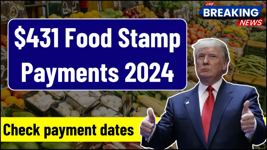 $431 Food Stamp Payments